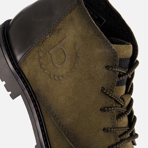 Bugatti Barrack Veterschoenen groen Suede