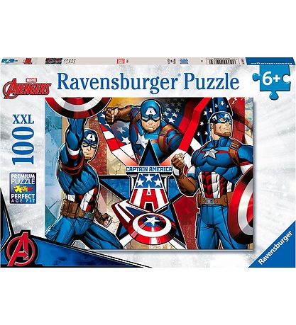 Ravensburger Puzzlespiel - 100 Teile - Marvel Captain America