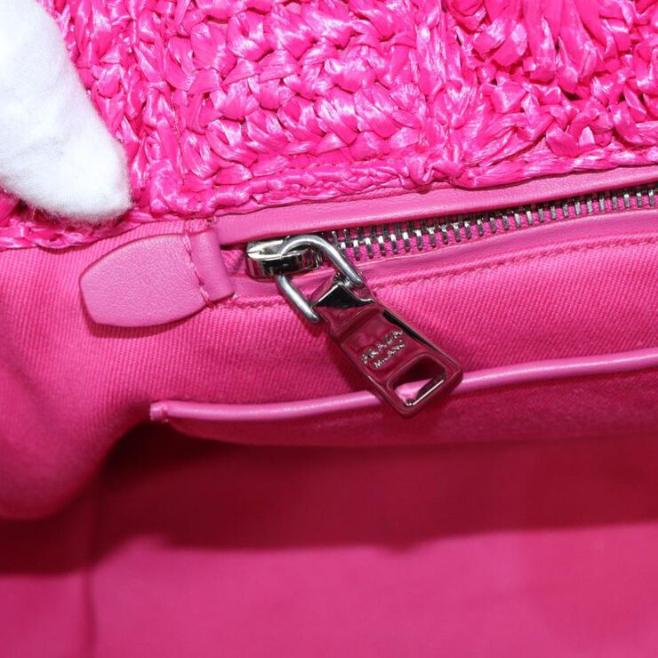 Prada Vintage Prada Canapa Tote Pink