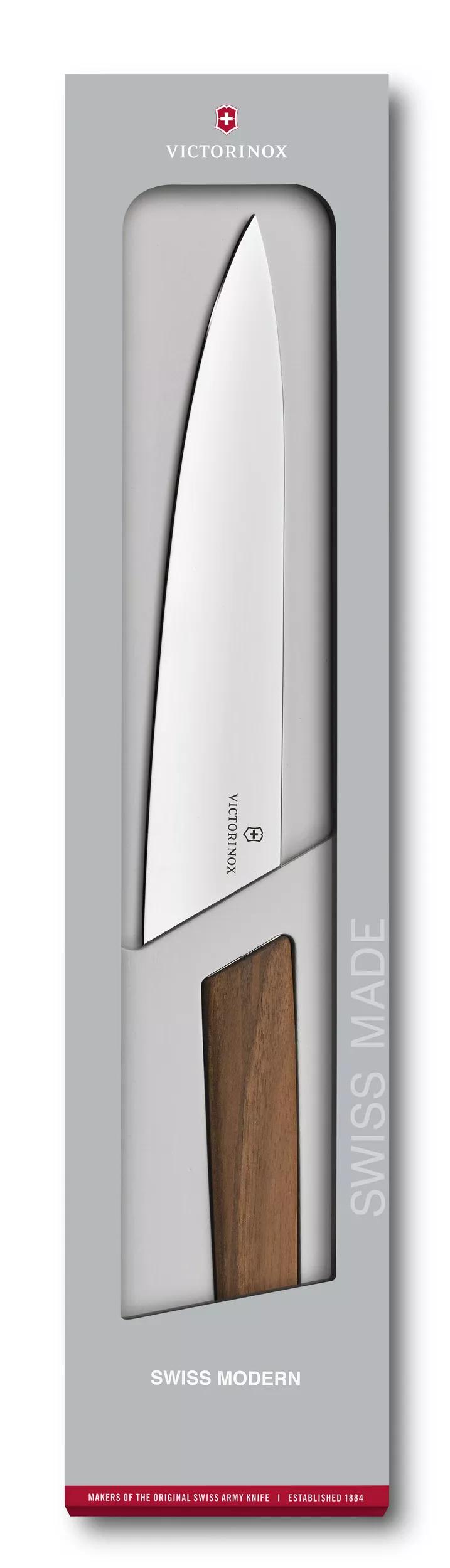 Swiss Modern Kochmesser-Nussbaumholz