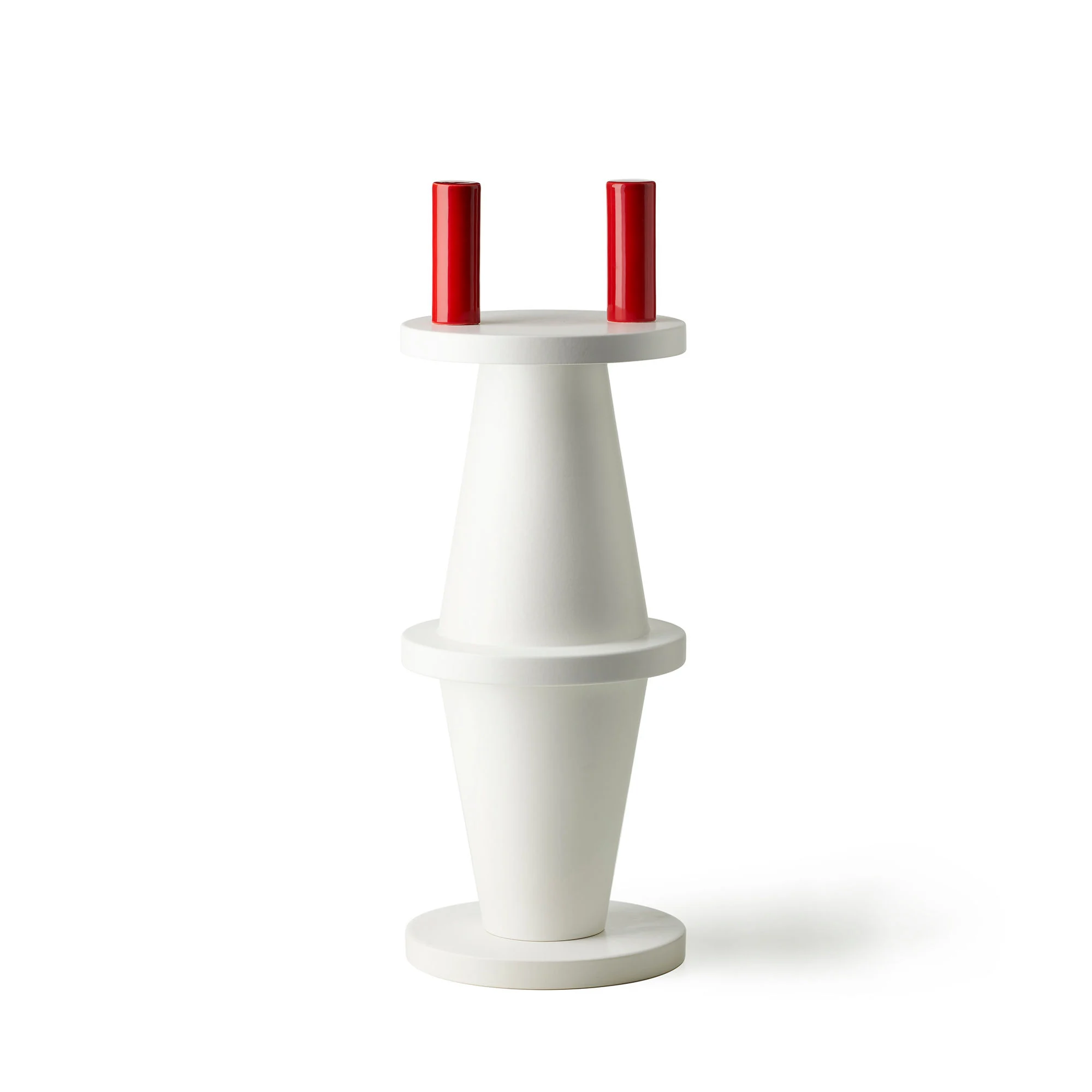 PROJET MEMPHIS - F.2 - Sculpture céramique | Blanc
