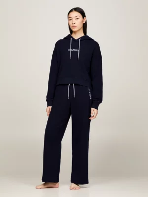 Hilfiger Monotype Waffle Knit Lounge Hoody