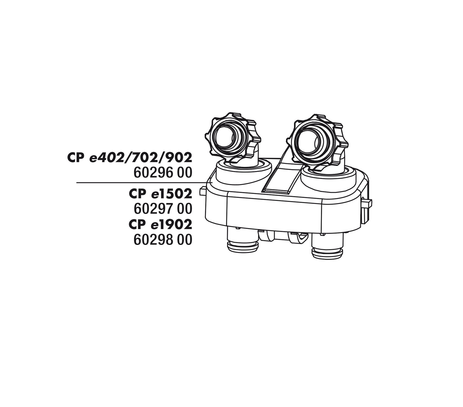 JBL CPe 4/7/902 Slangaansluitingblok
