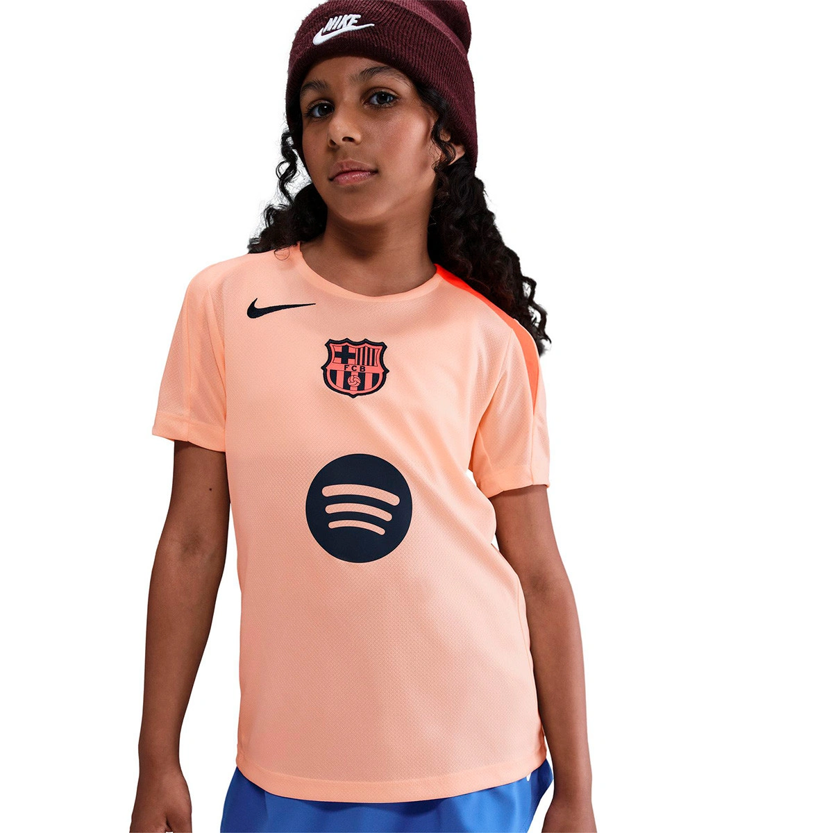 T-Shirt Nike FC Barcelona Training 2025-2026 Criança