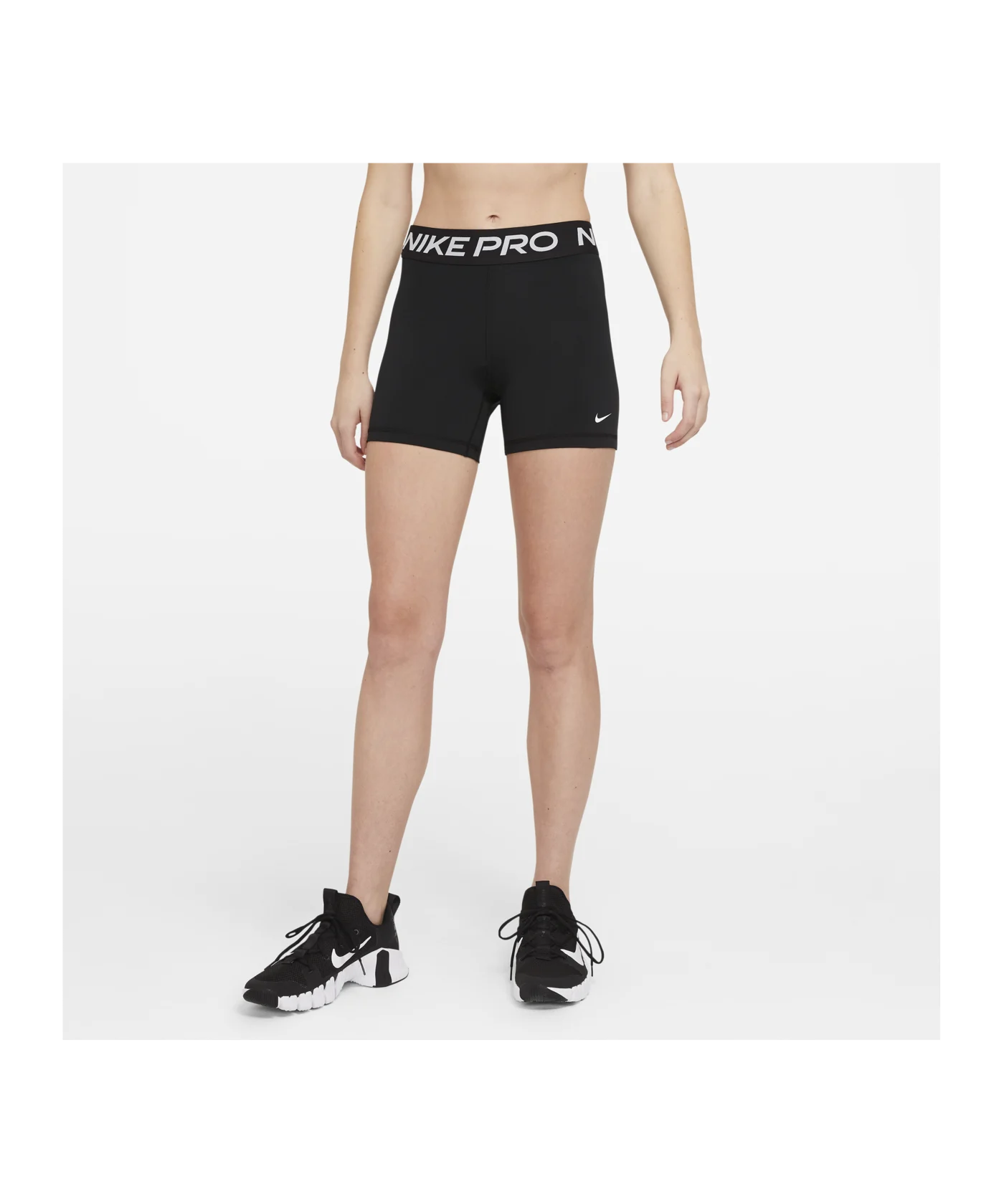 Nike Pro 365 5in Short Training Damen Schwarz F010
