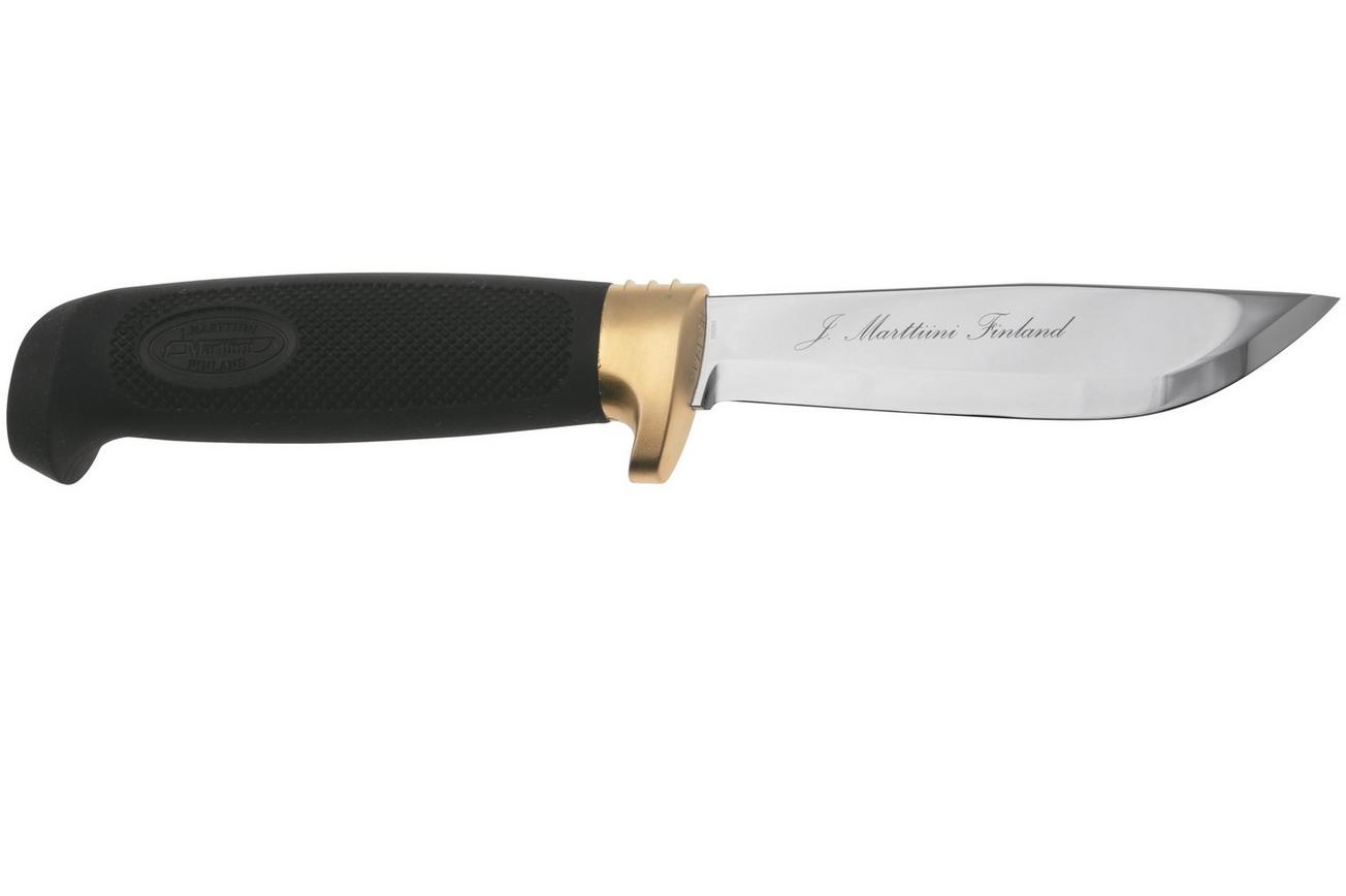 Marttiini Condor Skinner 186014 Stainless, Black Rubber, jachtmes