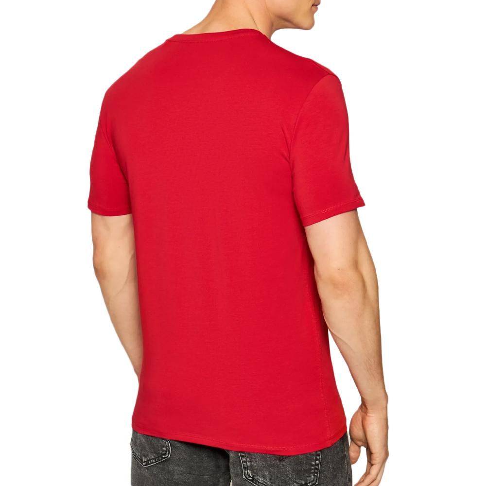 Guess T-shirt Rouge Homme Guess Core V