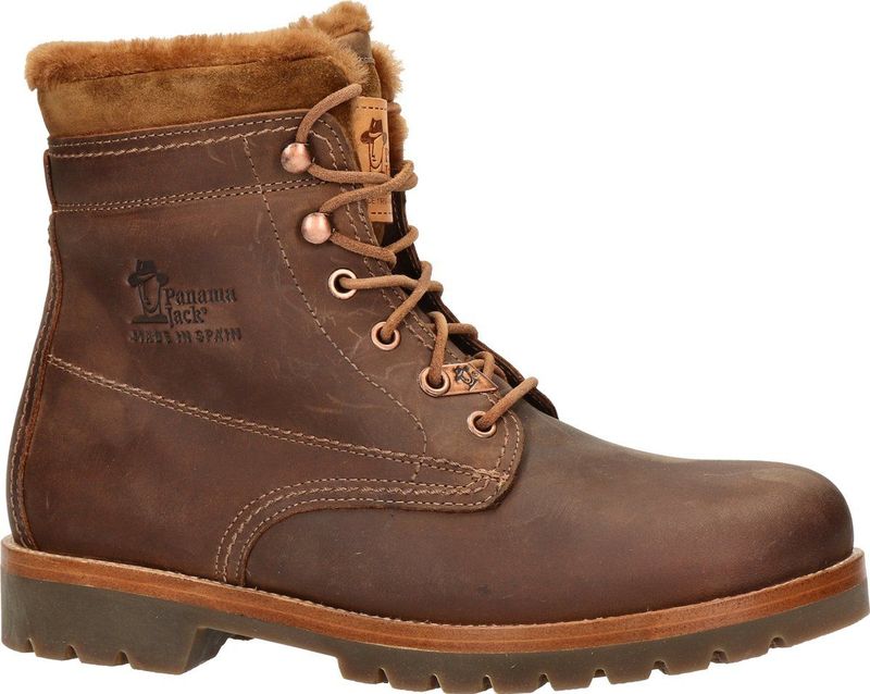 Panama Jack Aviator Igloo heren veterboot - Cognac