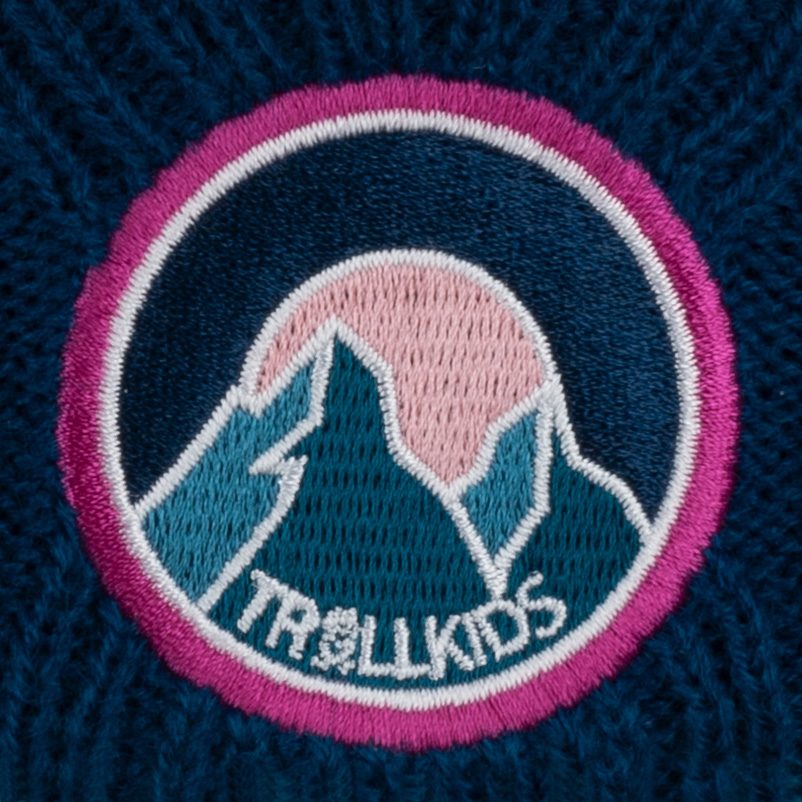 Trollkids Spitsbergen Mütze Kinder madeira blue