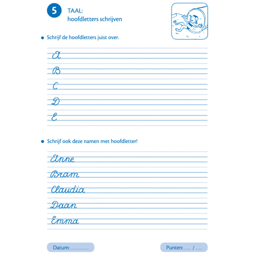 Uitgeverij deltas oefenblaadjes - naar groep 5