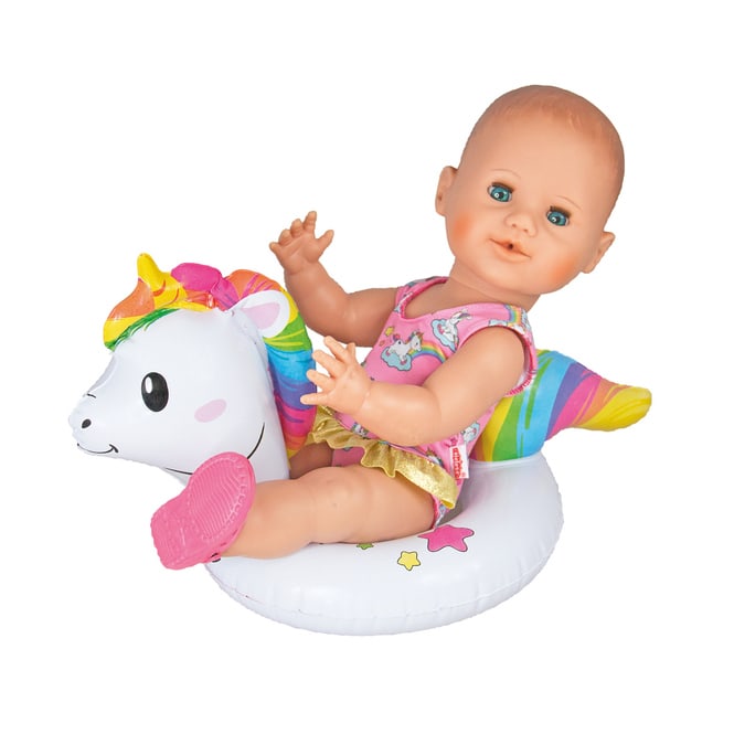 Puppenzubehör - Einhorn Schwimmset - Größe 35 - 45 cm