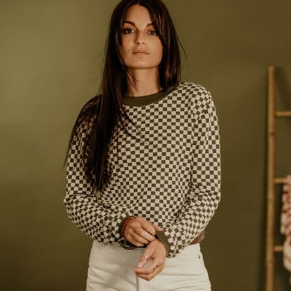 T-shirt manches longues Wildust JUMPER - Blanc / Vert