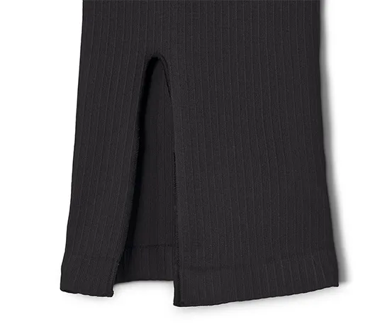 Seamless-Flared-Sporthose mit Schlitz