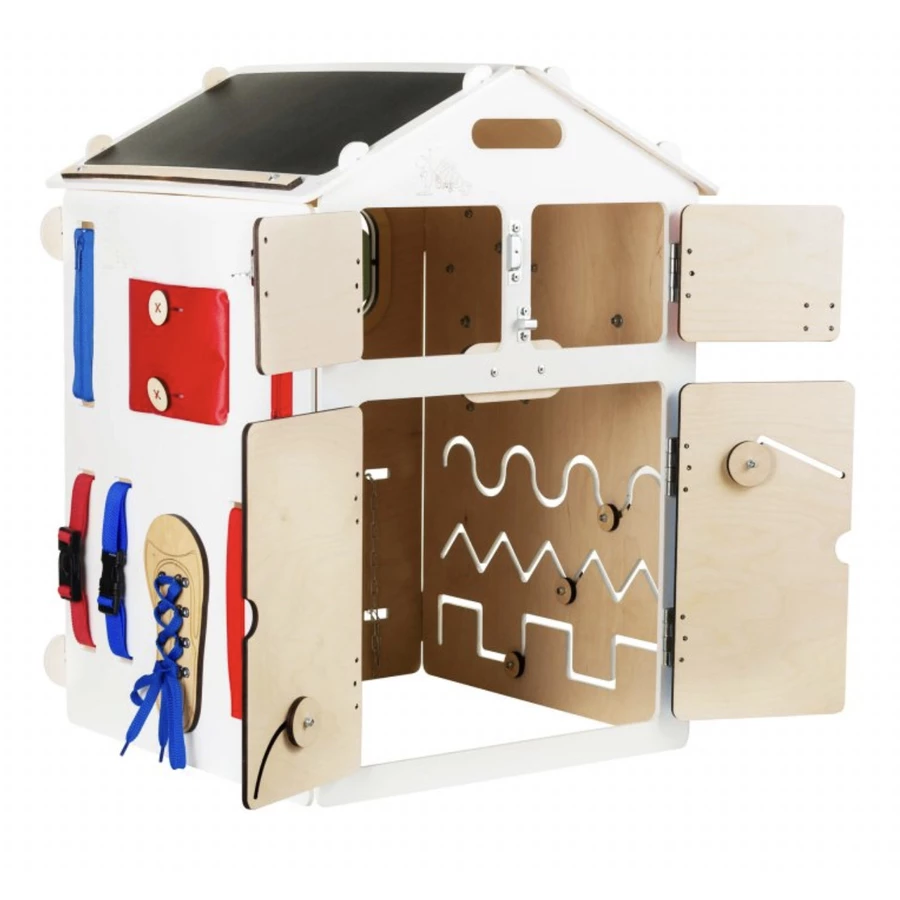 Montessori® BusyKids House - Weiss Montessori® by Busy Kids mehrfarbig