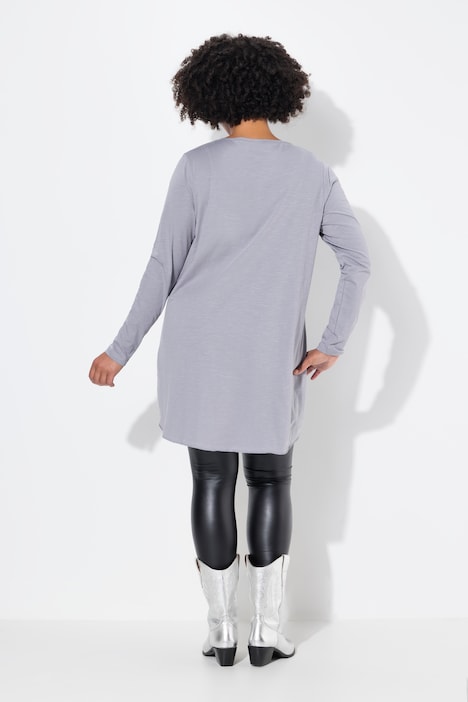Longshirt, bequeme Passform, Rundhals, Langarm