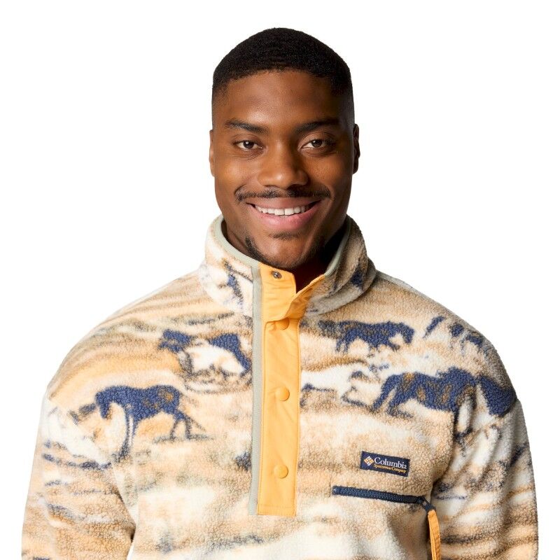 Helvetia II Printed Half Snap Fleece - Polaire homme