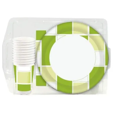 amscan Partykoffer Art Deco green