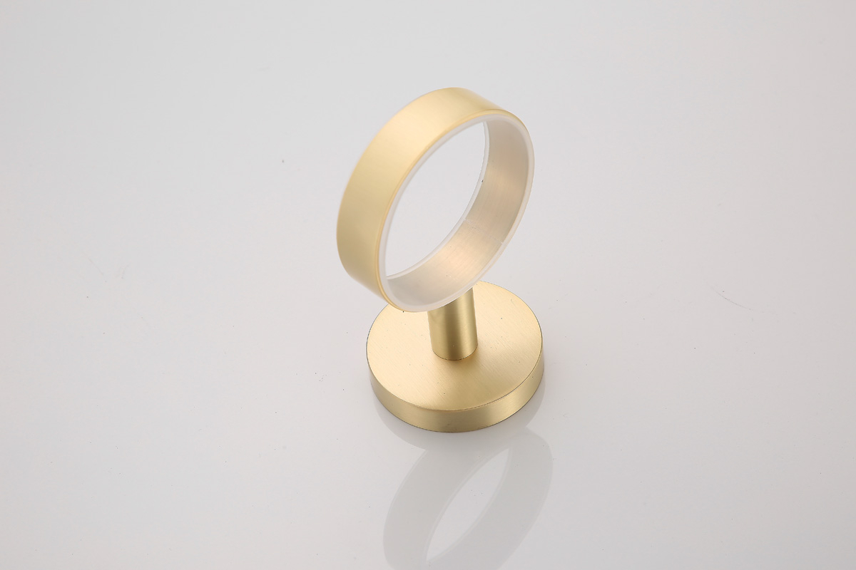 Saniclear Brass glashouder geborsteld messing mat goud