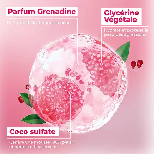 Gel de Banho Energie Fruit Exquisite Grenadine - 500ml