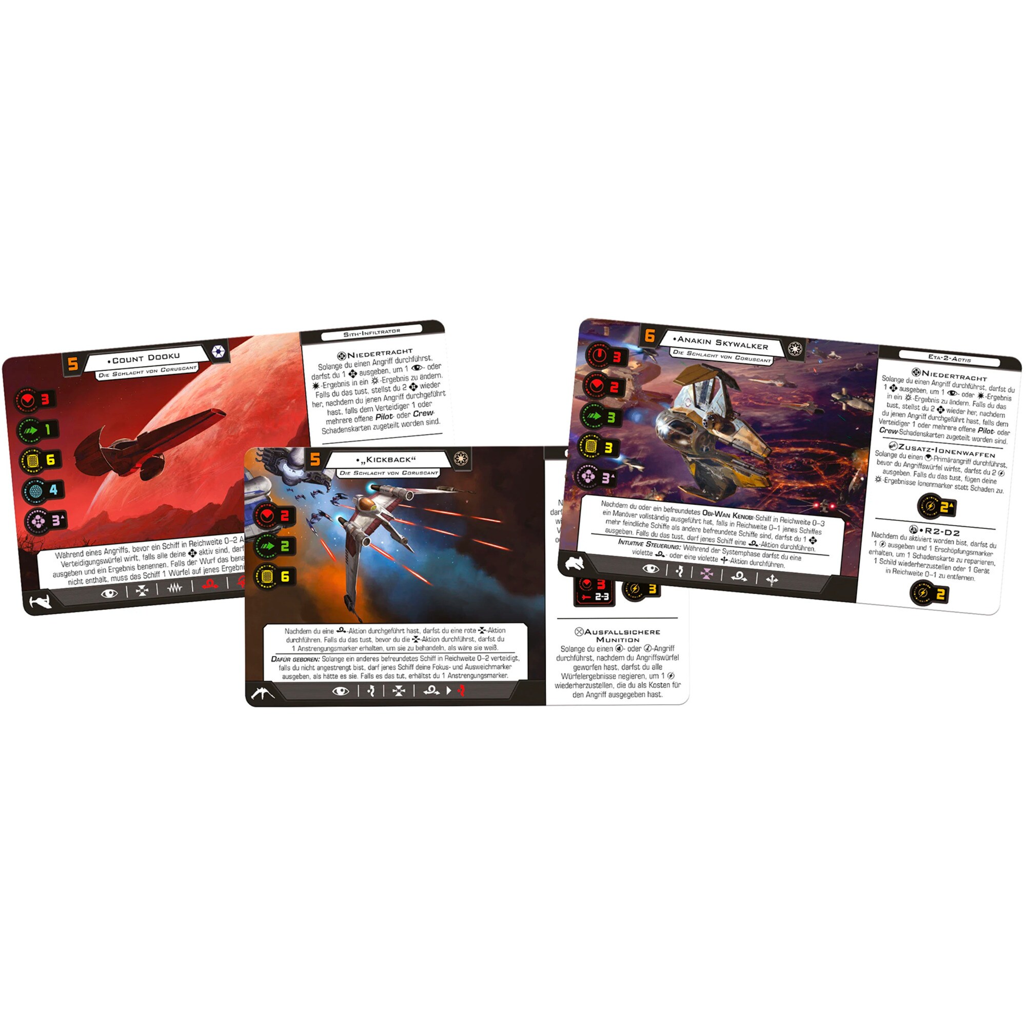 Asmodee Tabletop Star Wars: X-Wing 2. Edition - Die Schlacht von Coruscant