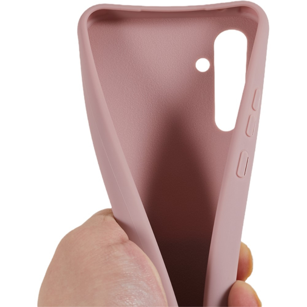Samsung Galaxy A55 Necklace Gummi Case Hülle   Handykette (150cm) - Rosa