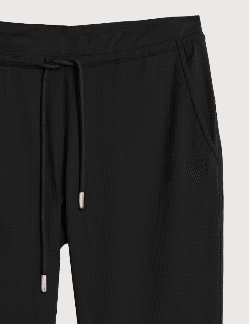 HBT WAFFLE  | CHELSEA PANTALON NOIR