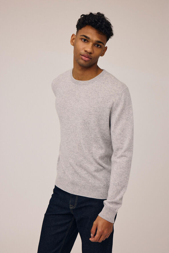 Magasin du Nord Collection Mads 2 - 100% Cashmere Light grey melange