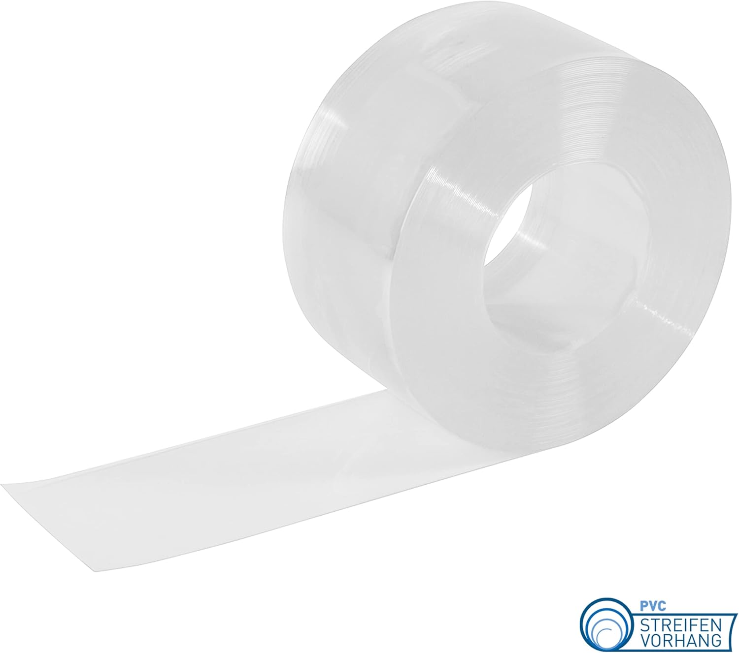 PVC Streifenvorhang 3x300mm Glasklar Transparent Höhe 1.50m x Breite 1.00m. Lamellenvorhang mit Schallschutz bis zu 30db. umweltfreundlicher Stallvorhang. PVC Vorhang recyclebar fertig vormontiert