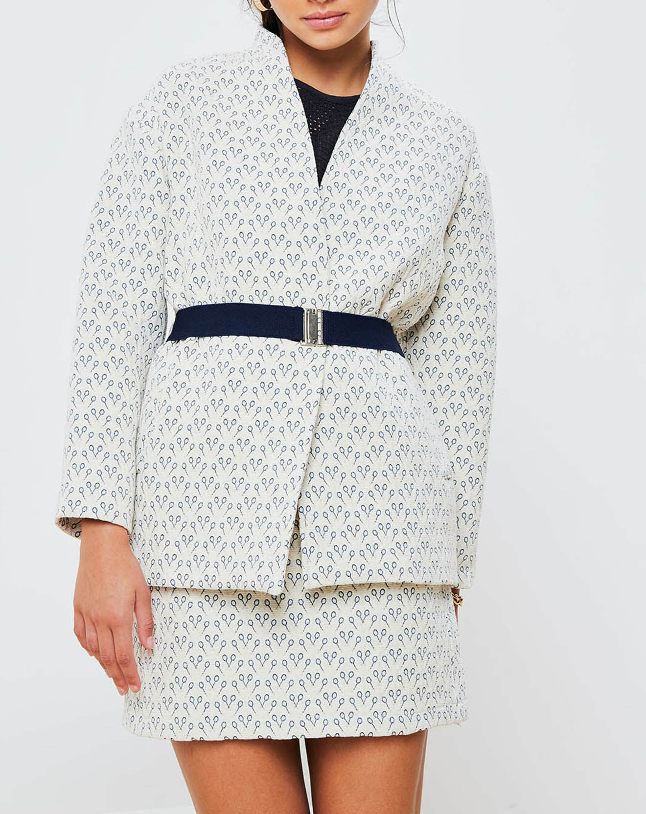 La Petite Francaise Manteau Raquette écrue