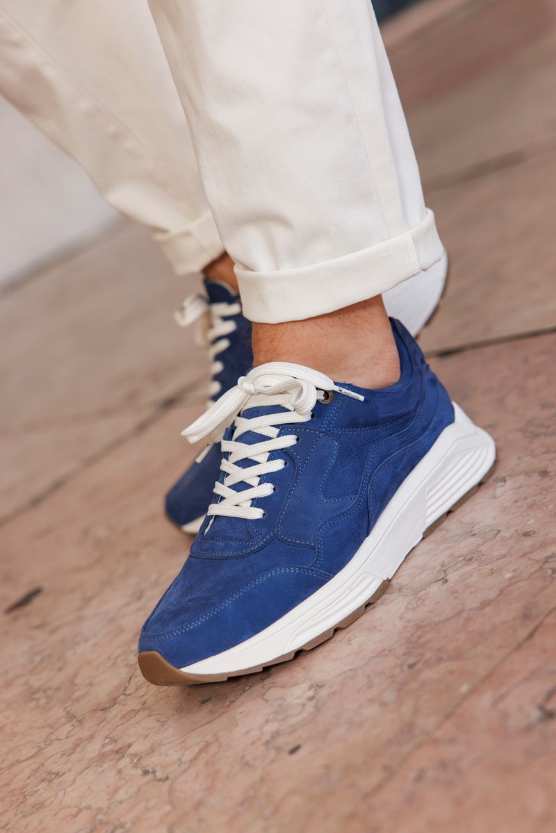 Xsensible Golden Gate Stretchwalker Sneakers Blauw Heren