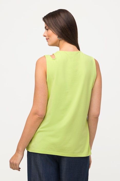 Top, Cut-Out, Classic, Rundhals, ärmellos