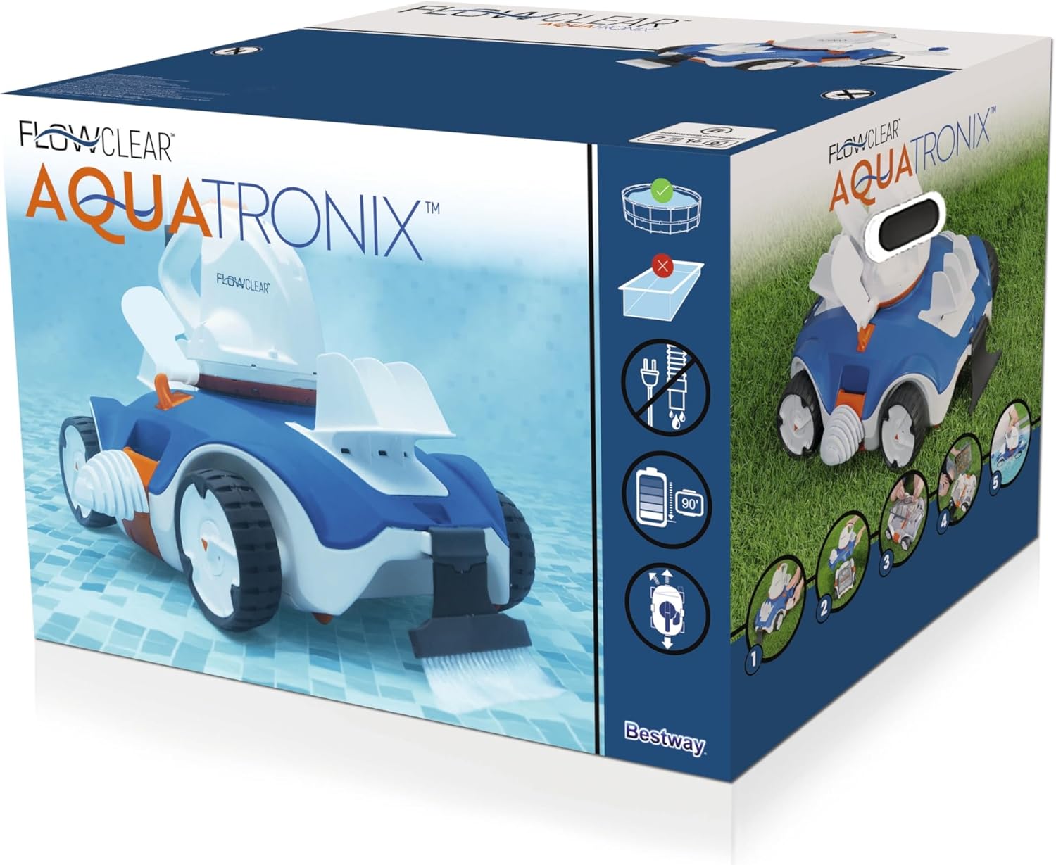 Bestway Poolroboter Aquatronix, Mehrfarbig