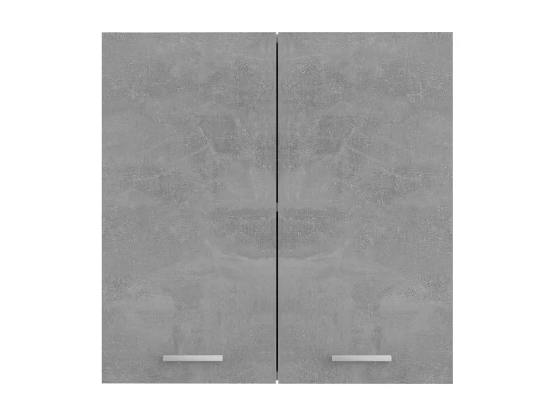 Armoire suspendue Gris béton 60x31x60 cm Bois d’ingénierie