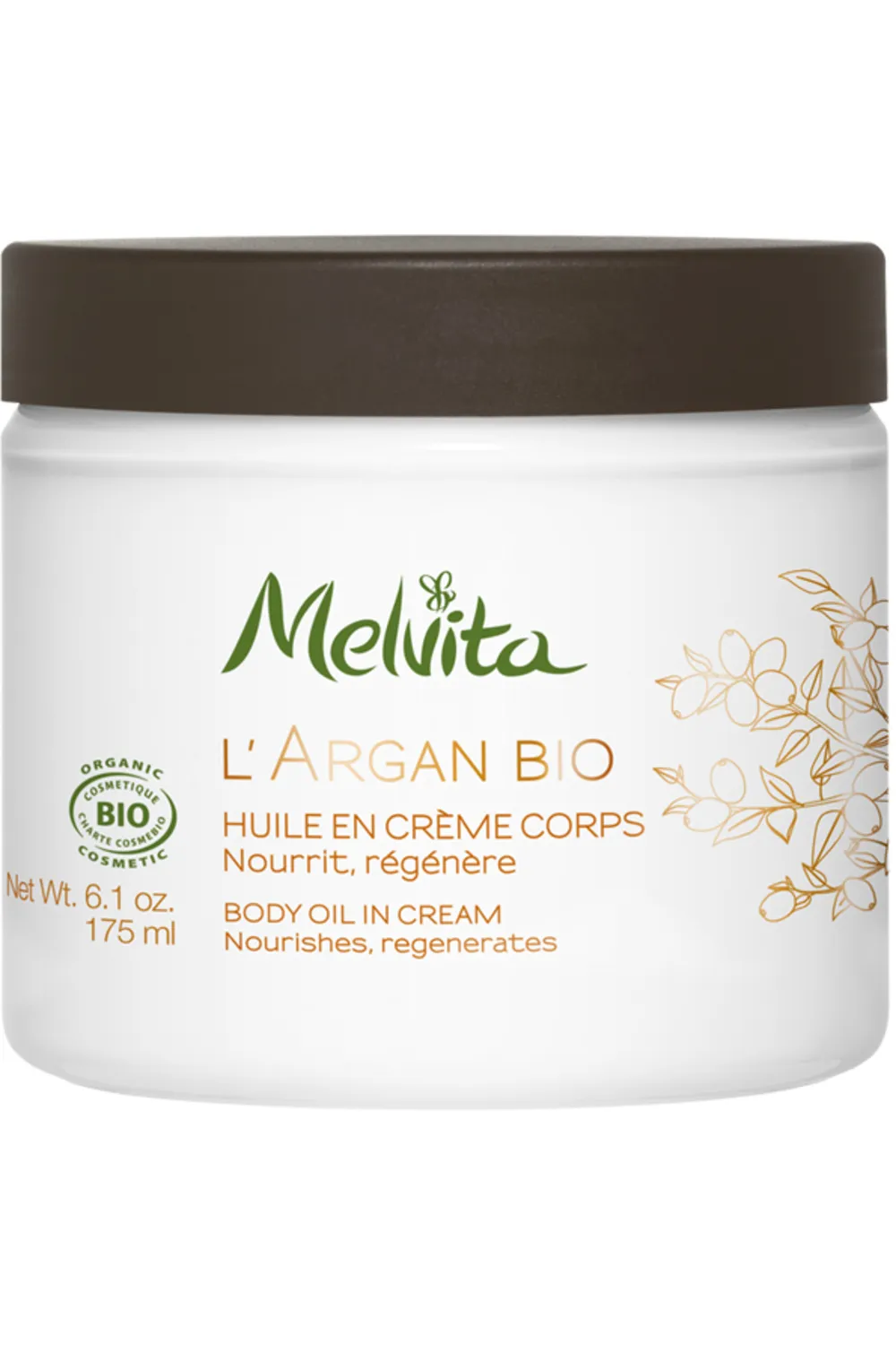 Melvita Huile en Crème Corps-175 ml