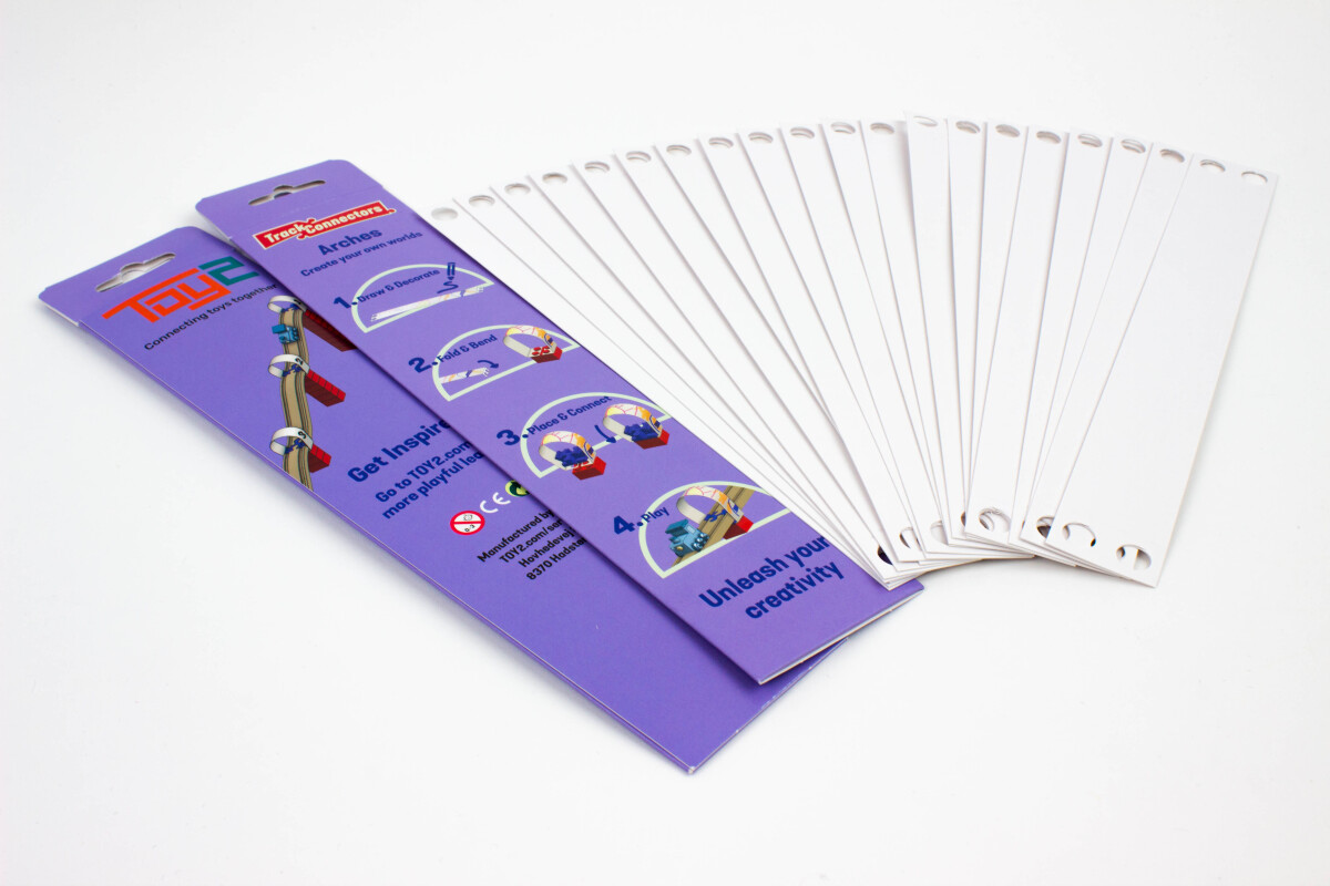 Toy2 Track Connectors - Engineer Set - Slope Og Arches - 64 Dele