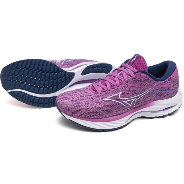 Chaussure running MIZUNO WAVE RIDER 27 W ROSEBUD/WHITE/NAVY PEONY