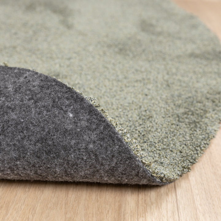 Rond wasbaar vloerkleed - Clean Groen | Praktisch!