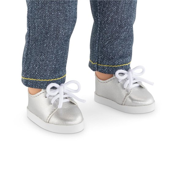 Ma Corolle chaussures argentées