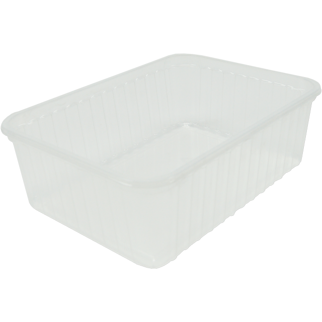 Bak, PS, 1000ml, kilobak, 180x135x60mm, transparant