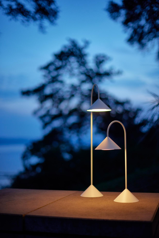 Frandsen Grasp tafellamp H47 LED oplaadbaar Matt White