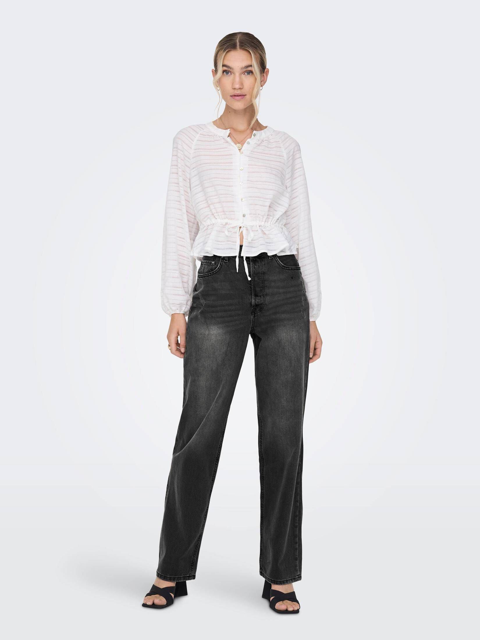 Only| Damen Jeans ONLCELESTE Wide Fit High Waist