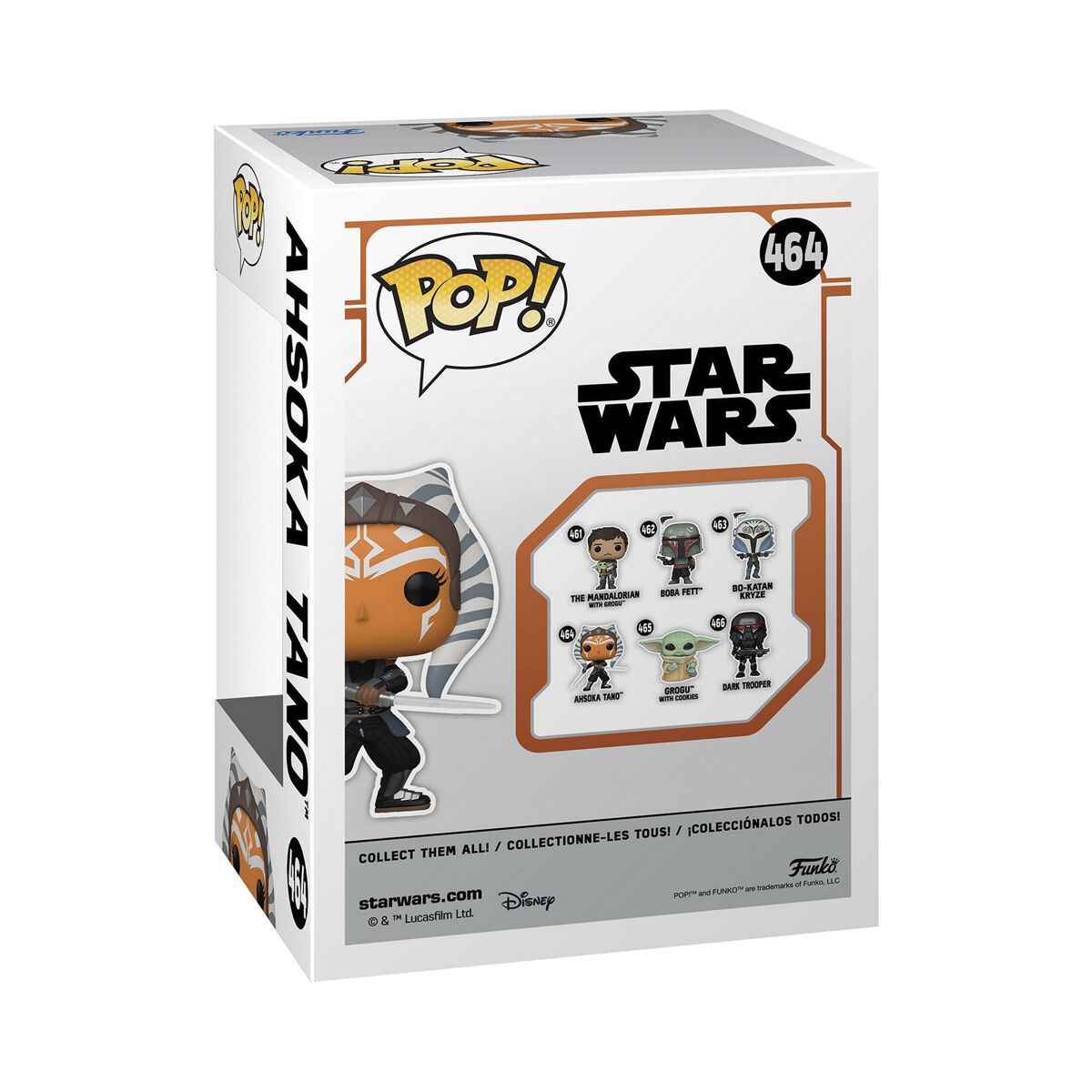 The Mandalorian - Ahsoka Tano - Pop! & T-Shirt (Brille dans le Noir) | Star Wars Funko Pop!