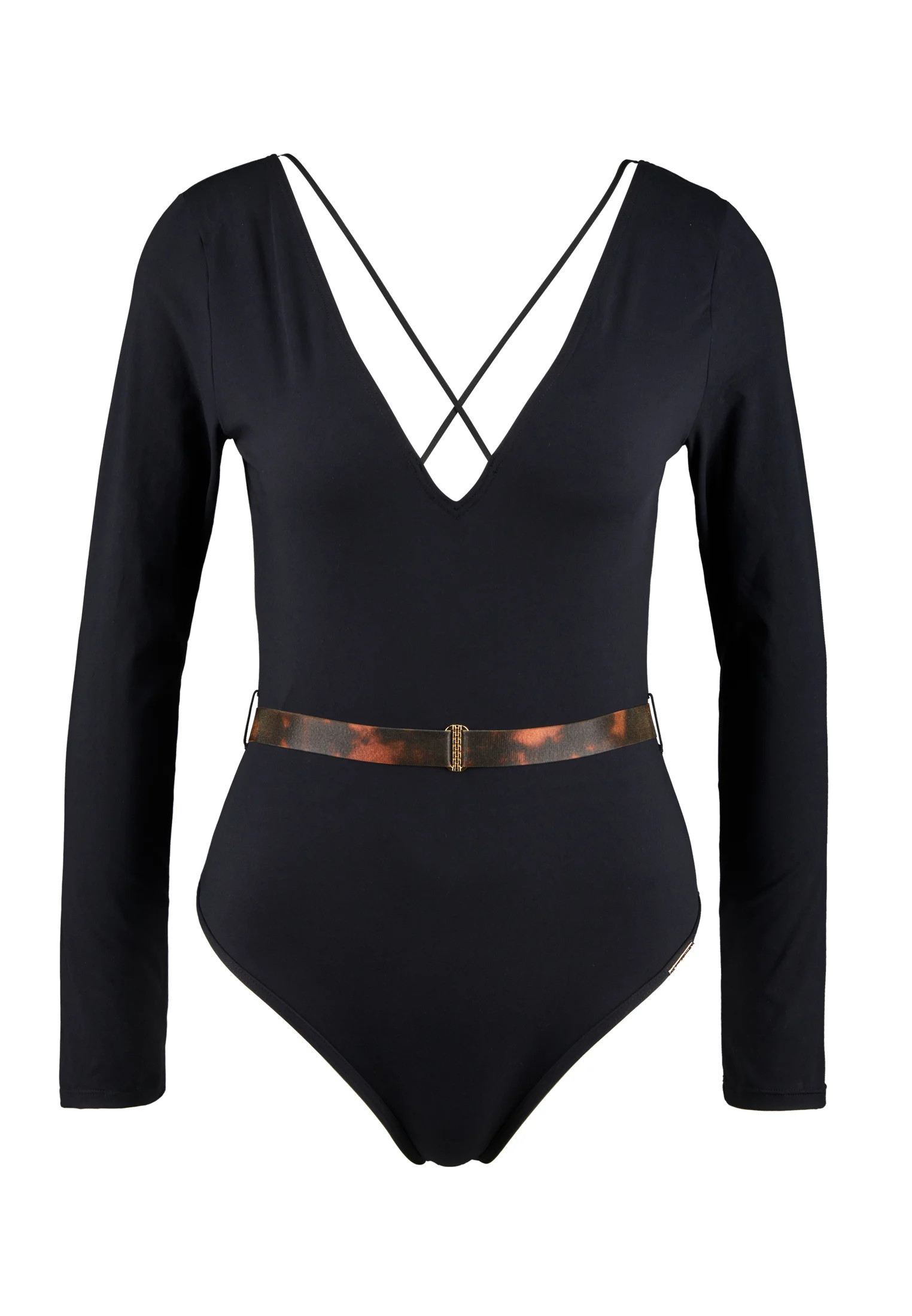 HOT MOTION AUBADE X LUZ - Body manches longues | Noir