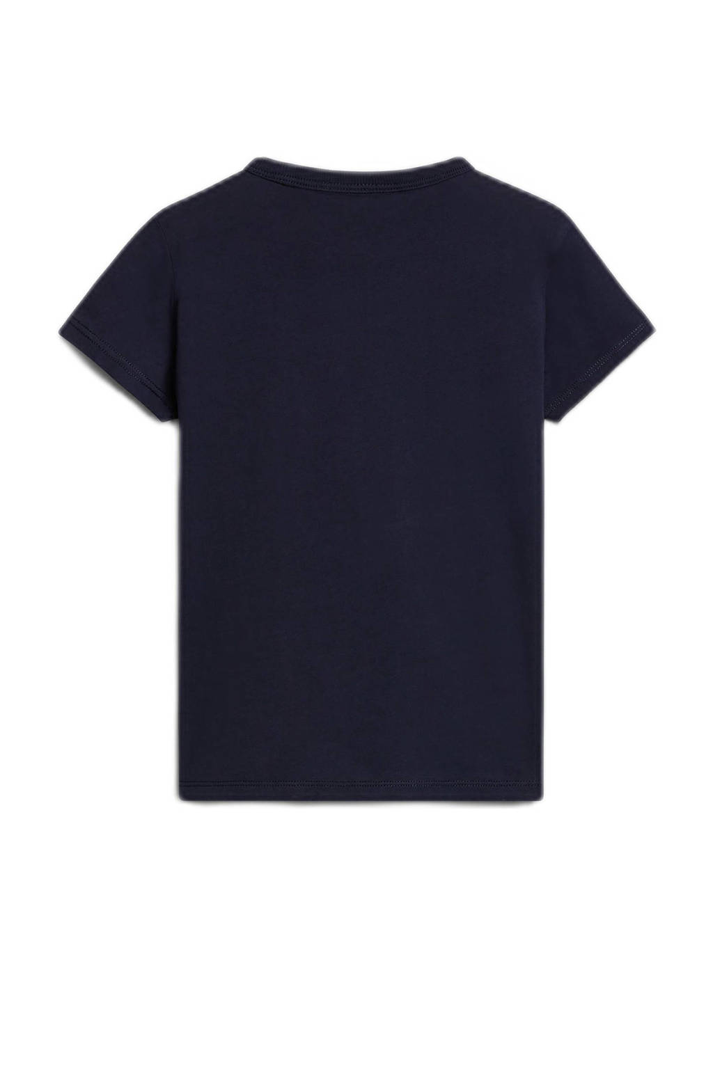 Napapijri T-shirt met logo donkerblauw