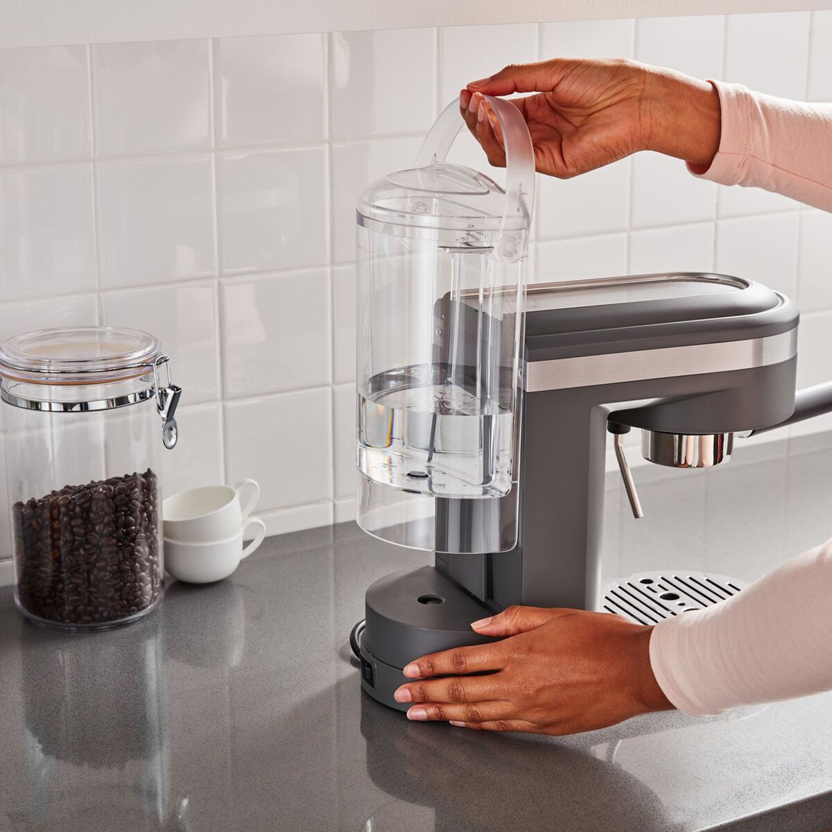5KES6403EDG espressomaskin, charcoal