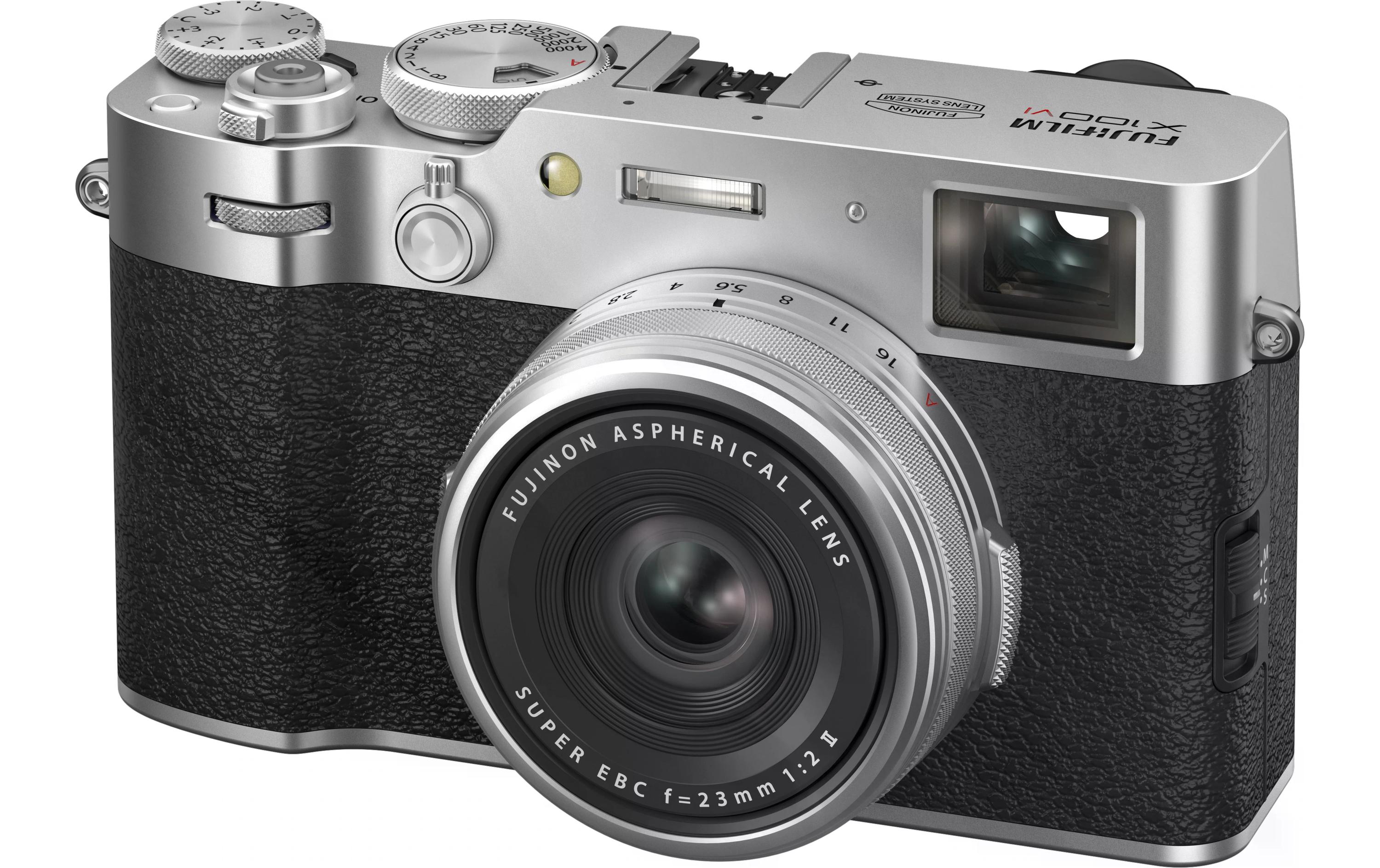 Fotokamera X100VI Silber<br>Kompakte Digitalkamera mit anspruchsvollem Design und intuitiver Bedienbarkeit