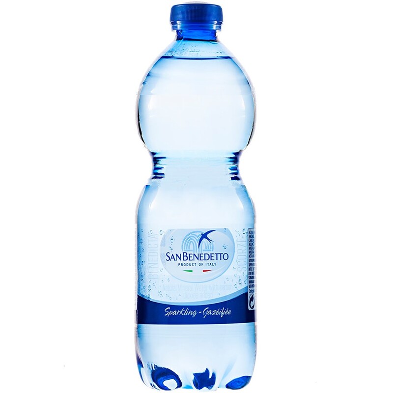 San Benedetto Wasser, mit Kohlensäure, 50 cl, 24 Stück