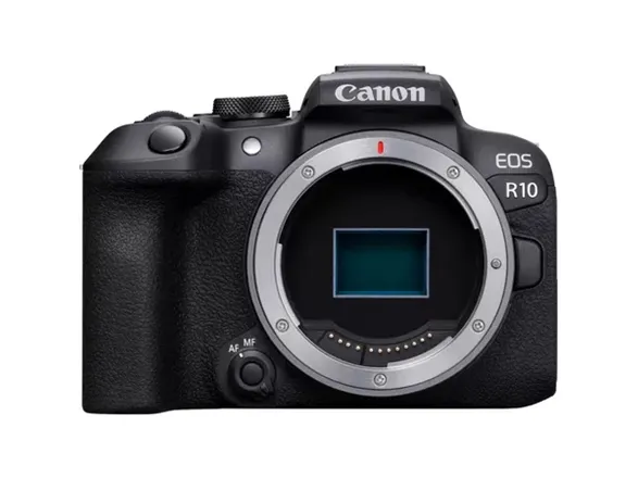 Canon EOS R10 - Digitalkamera - spejlløst - 24.2 MP - APS-C - 4K / 60 fps - kun kamerahus - Wi-Fi, Bluetooth - sort