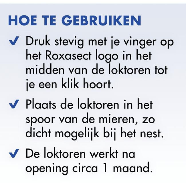 Roxasect Mierenloktoren 2 stuks