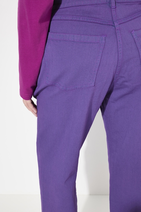 Mom-Colorjeans, Trendfarbe, 5-Pocket-Schnitt